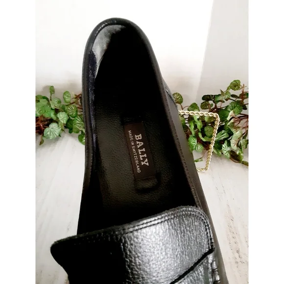 Bally Russian Calf Leather Moccasin in Black Bally Russian Calf Leather Moccasin in Black main image 3